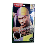 Red by Kiss 360 Waves Power Wave Duo Color Fashion Satin Durag Men