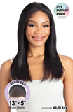 SHAKE N GO 100% VIRGIN REMY HUMAN HAIR GLOSSY GLUELESS FRONTAL WIG STRAIGHT-26''