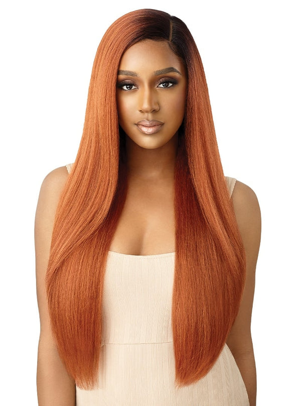 Outre Lace Front Wig - Natural Yaki 30