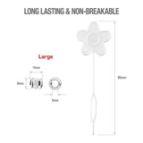 Red by Kiss Large Hair Beads 240 Pieces - HA13