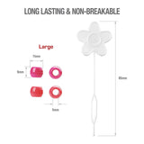 Red by Kiss Large Hair Beads 240 Pieces - HA17