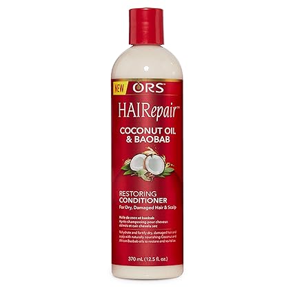 ORS Hairepair Coconut Oil And Baobab Restoring Conditioner, 12.5 Oz.