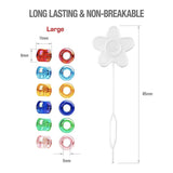 Red by Kiss Large Hair Beads, 240 Pieces - HA16