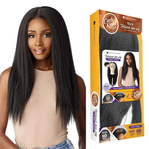 Sensationnel Kinky Edges 13x6 HD Lace Wig - Kinky Straight 24"