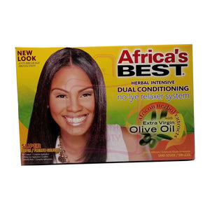 African Best Dual Relaxer No-Lye Kit