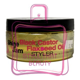 Ampro Shine-n-jam Styler [black Castor&flaxseed Oil]
