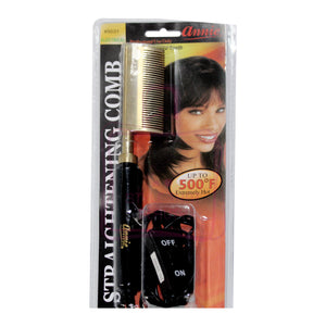 Annie Straightening Comb Hot Intense Heat