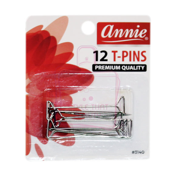 Annie T-pins 12ct Metallic Premium