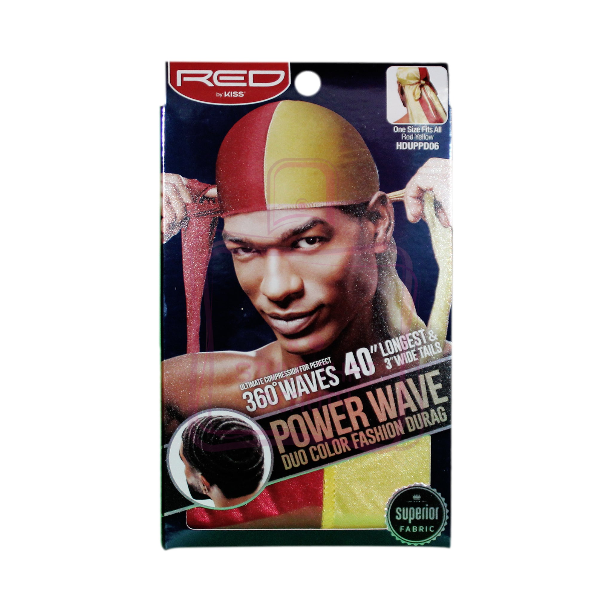 Red by Kiss 360 Waves Power Wave Duo Color Fashion Satin
