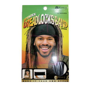 Spandex Dreadlocks Band Unisex Black